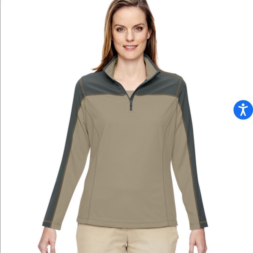 LADIES' EXCURSION CIRCUIT PERFORMANCE QUARTER-ZIP - Picture 1 of 6